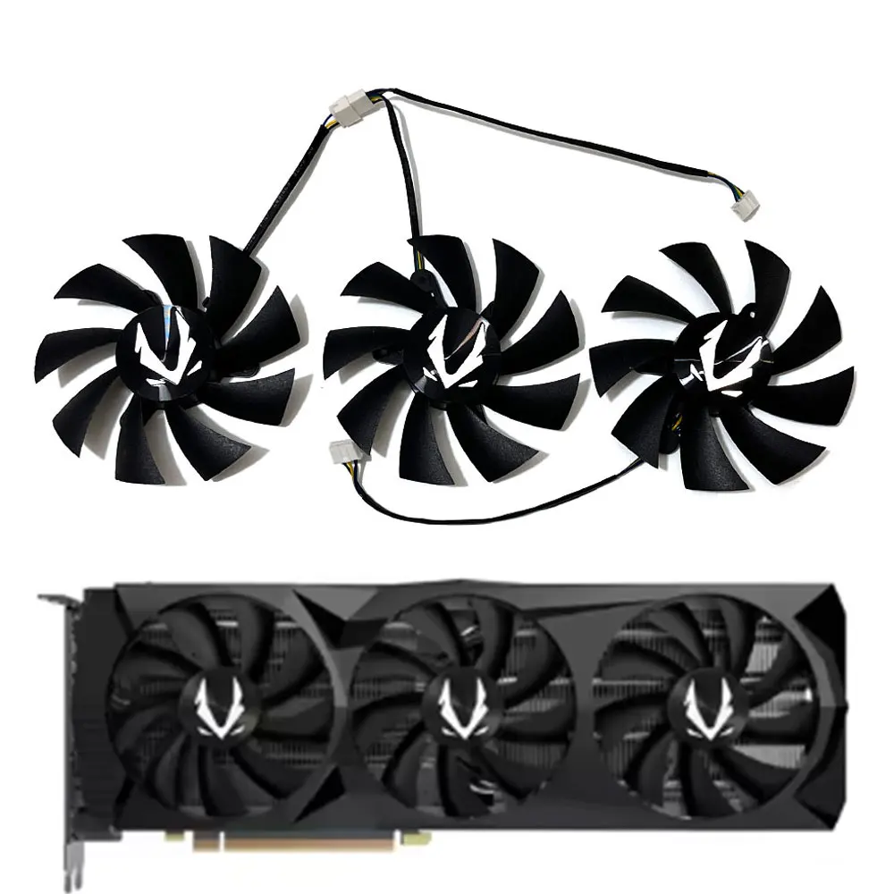 

NEW 87MM GA92S2U 0.46A RTX2080 AMP Replacement Silent Graphics Card Fan For ZOTAC Gaming RTX2070 2080 2080Ti AMP GPU Cooling Fan