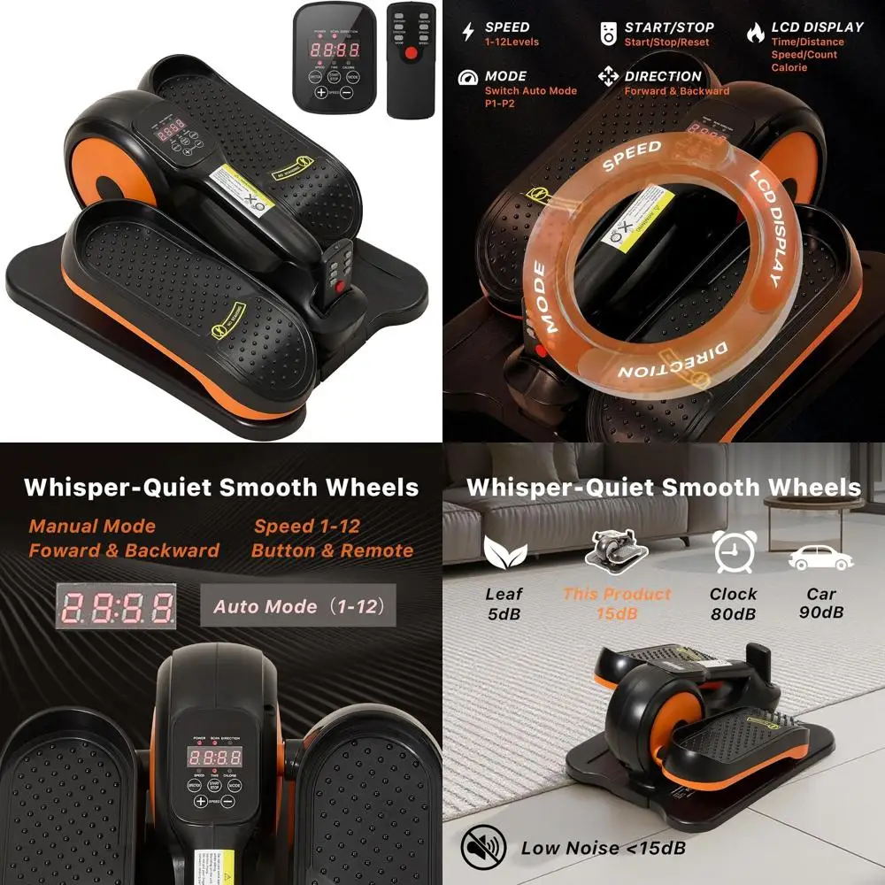 

Эллиптический тренажер для сидения с пультом ДУ, 12 уровней нагрузки, подходит для всех возрастов