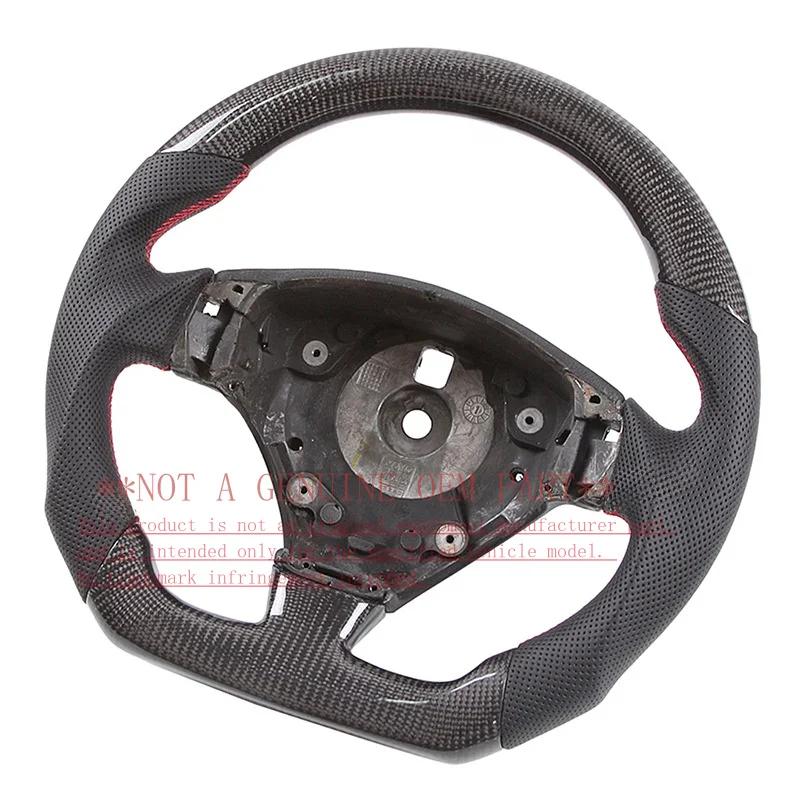 For Maserati Steering Wheel Horn Cover Carbon Fiber Three Color Center Mark Style Horn Shell