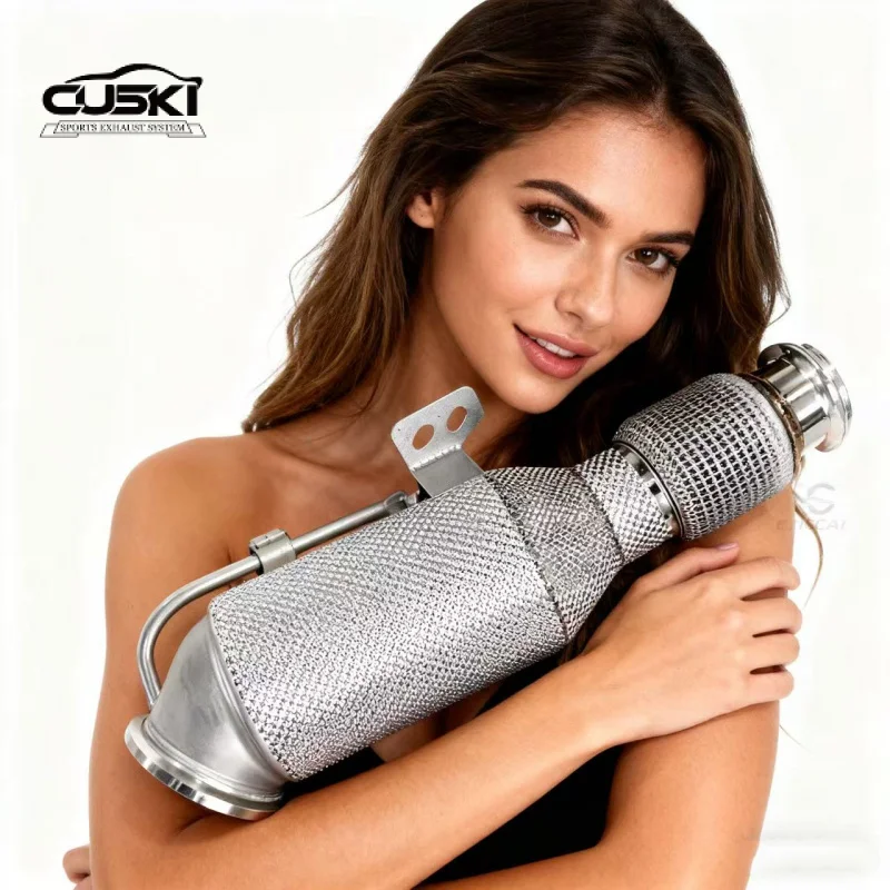 عادم ماسورة سفلية من الفولاذ المقاوم للصدأ عالي التدفق لسيارات BMW G20 M340 B58 Euro 6 مع مخرج طاقة للتحكم في نظام عادم OPF