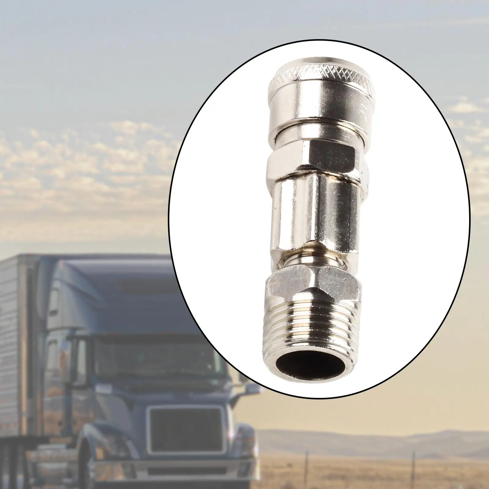 Truck Air Tank Connector for Dust Blowing Tool Semi Trailers Cars