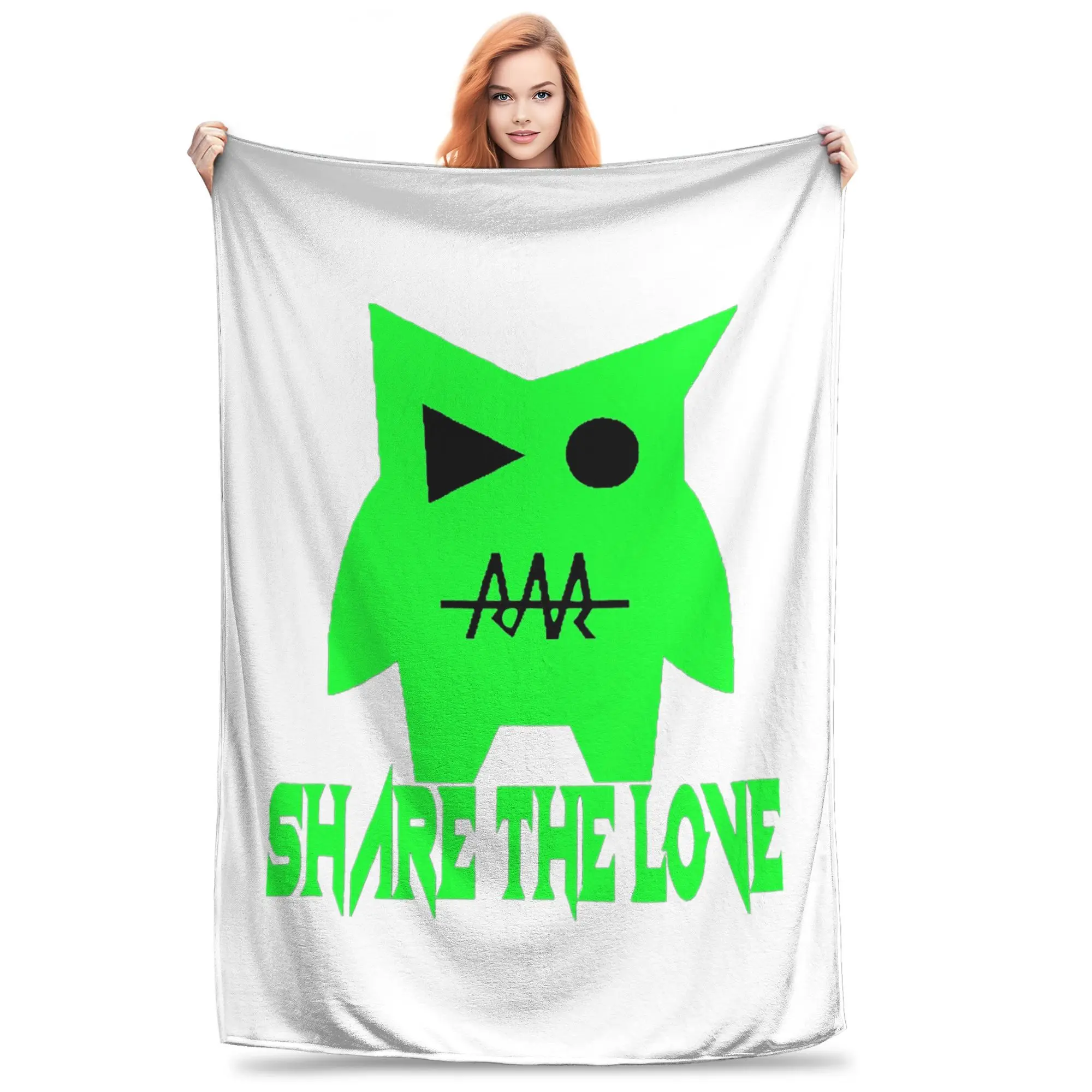 Share The Love Prime Series 48 Blanket Soft Warm Flannel Throw Blanket Cover for Bed Living room Picnic Travel Home Sofa