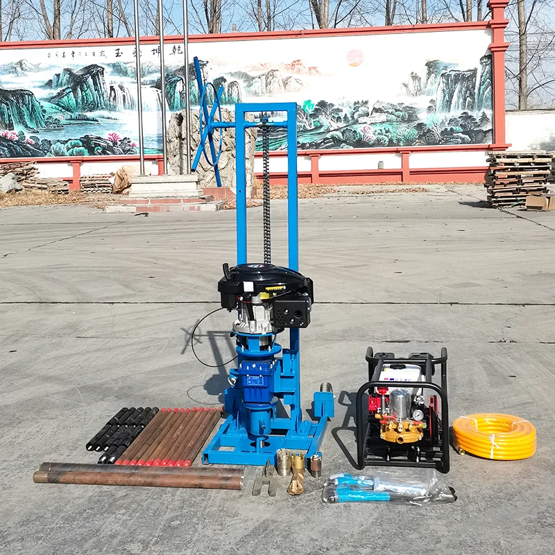 맞춤형 25m 고효율 단일 유닛 휴대용 소형 지질 탐사 코어 시추 장비