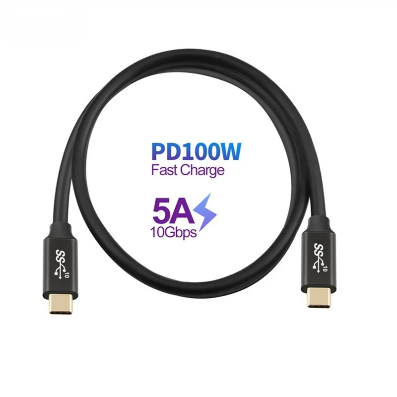 USB C Cable 3.2 Gen2 for VR Oculus Quest Type C PD 100W 4K Video Compatible Thunderbolt 3 for VR Mac Pro Samsung S10 Huawei 3m