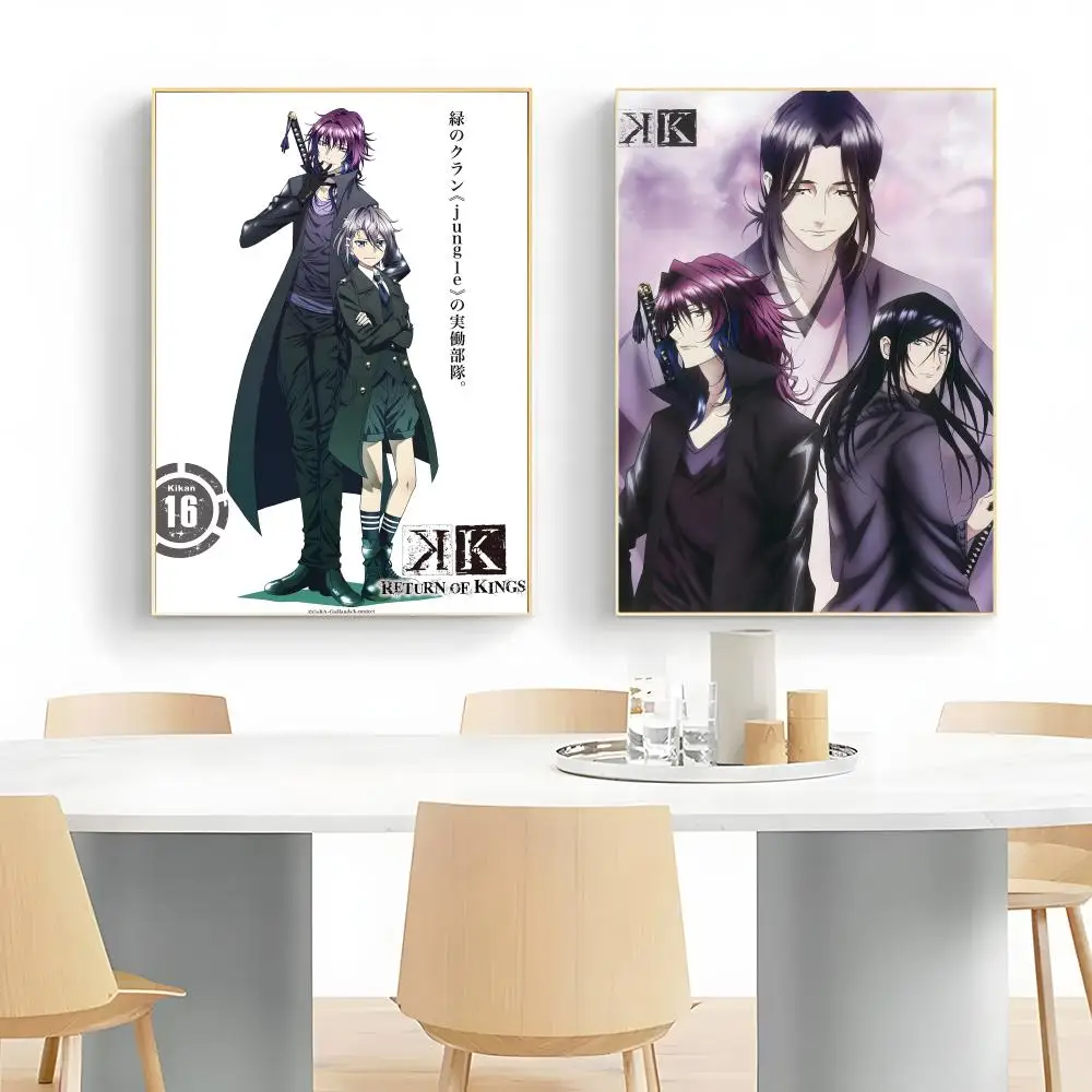 Stylish Anime K Project Poster Wall Art Print Decorative Mural Home Decor Gift Unframed