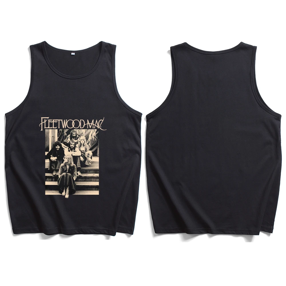 Fleetwood Mac Stevie Nicks 2024 Tank Tops Vest Sleeveless Printing T-Shirt Casual Summer Music Fans Gift T-shirt Unisex Regular