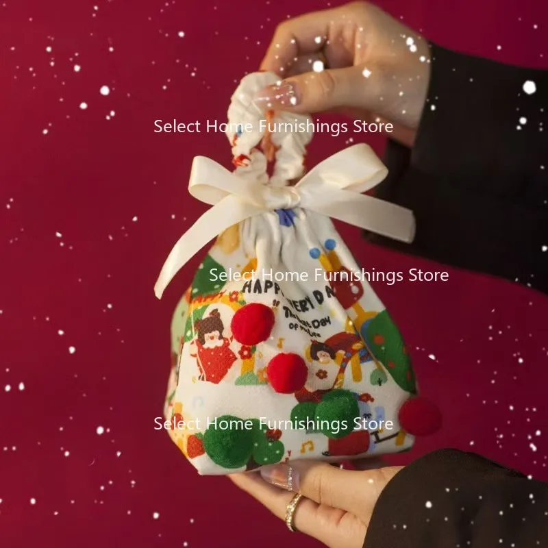 Suitable for Christmas Gifts for Girls, Creative Christmas Eve Fruit Gift Box, Children's Kindergarten,Packaging Gift Bag