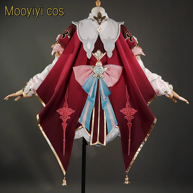 Новая игра Hyacine для косплея Honkai Star Rail, костюм на Хэллоуин, Рождество, ролевая вечеринка, выставочная игра в стиле комиксов Mooyiyi, потому что S-XL