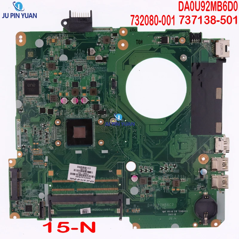 

737138-501 737138-001 732080-001 Mainboard For HP 15 15-N Laptop Motherboard A10-4655M CPU 8670M DA0U92MB6D0 100%Full Working OK