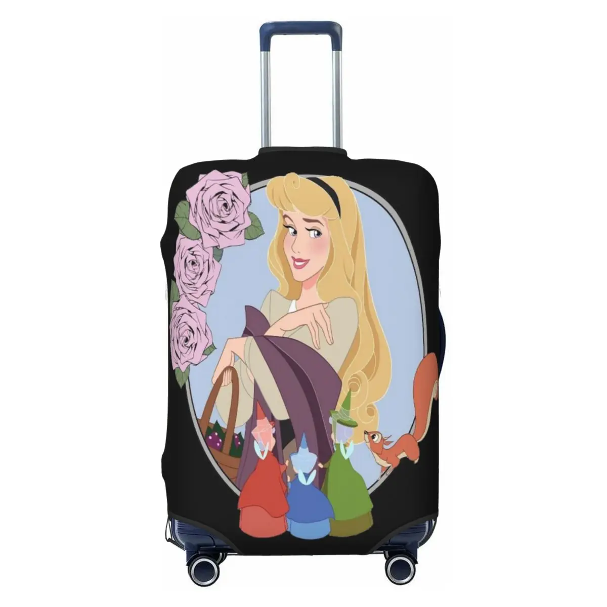 

Чехол для чемодана Custom M-Maleficent Princess Aurora, моющийся, защитный, для чемоданов 18-32 дюймов