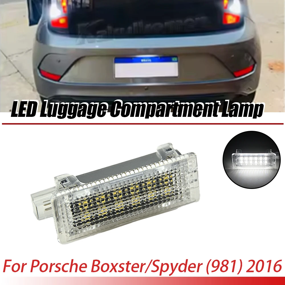 1x LEDCompartment Lights For Porsche Boxster (981) 2012-2016 front Trunk Luggage Interior Lamp