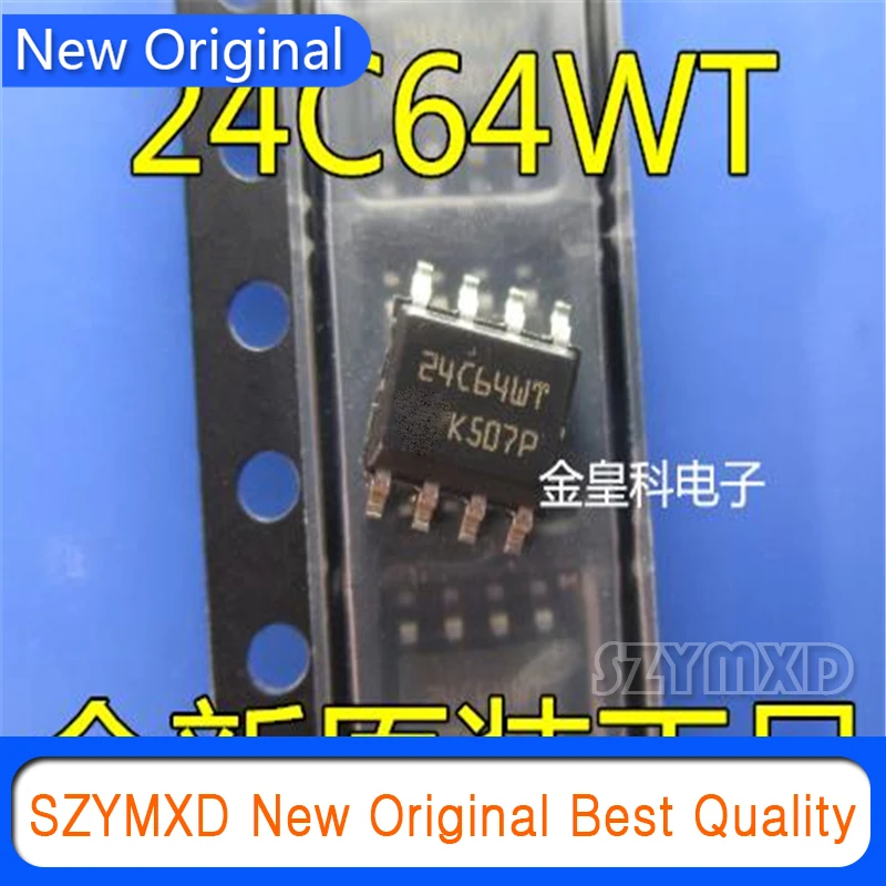 10Pcs/lot New Original M24C64-WMN6TP 24C64WP 24C64WT 24C64 SOP8