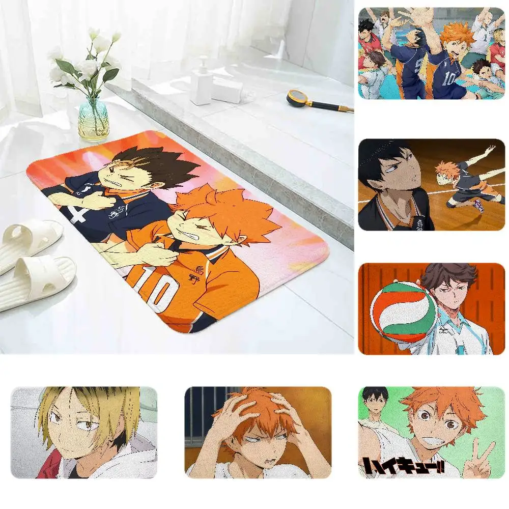 

Anime Cool H-Haikyu!! Floor Mat Living Room Rug For Bedroom Welcome Mat Outdoor Rug
