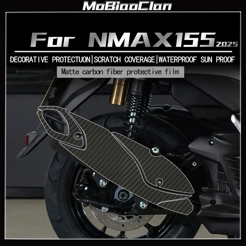 

For 2025 YAMAHA NMAX155 NMAX 155 nmax 155 3D Carbon Fiber Protective Film Fuel Tank Stickers Body Stickers Modified Accessories