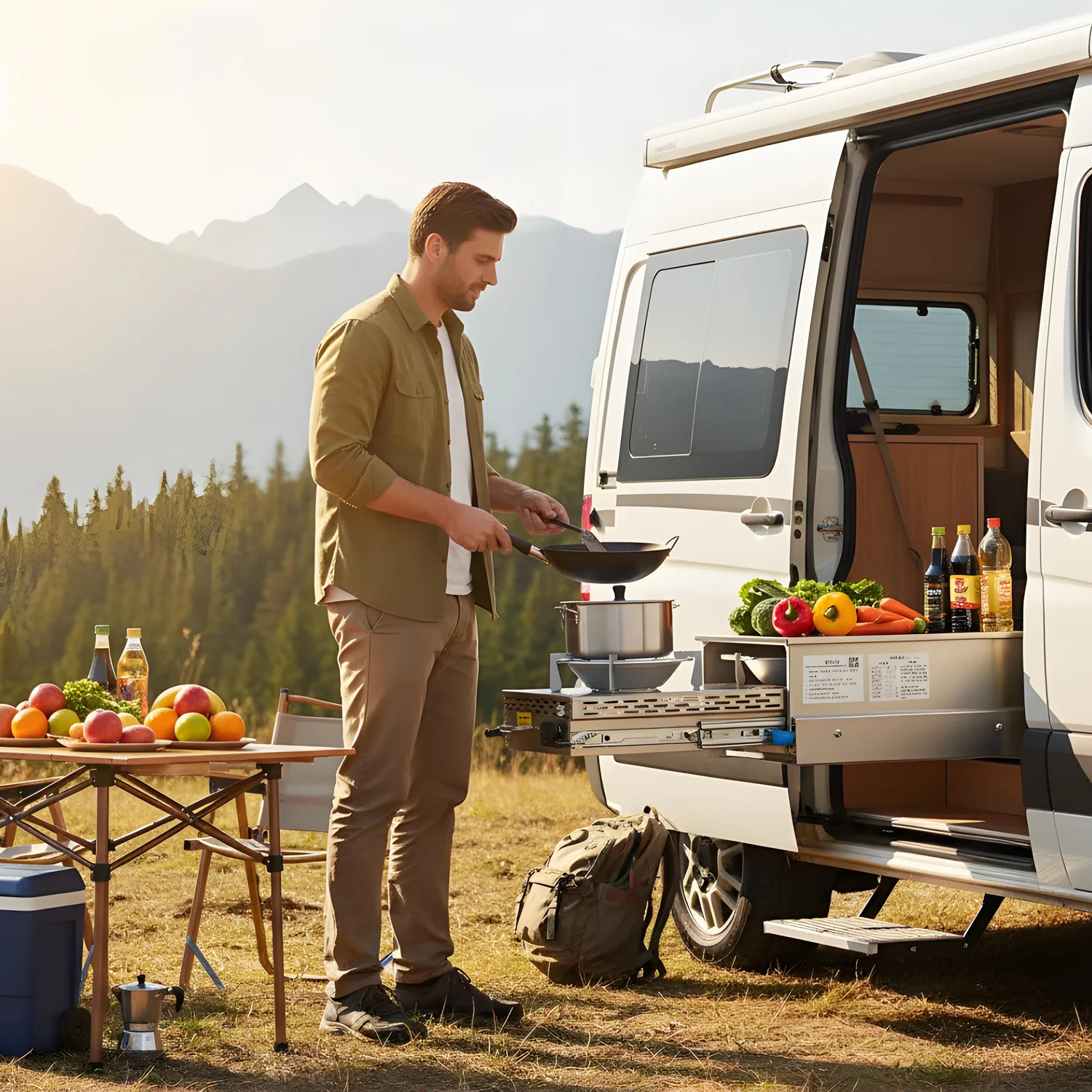 موقد ديزل DC12V RV بقدرة 4.5 كيلو وات، موقد قابل للسحب، مادة من الفولاذ المقاوم للصدأ عالية الجودة مناسبة للتخييم والليخوت والمنزل المتنقلة وما إلى ذلك.