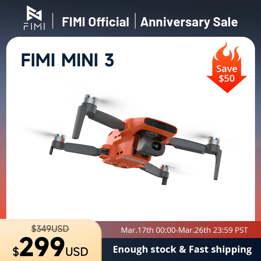 FIMI MINI 3 FIMI X8 MINI V2 камера 245g Ультра-легкий 4k Профессиональный Дрон с 3-осевой шарнирной камерой автоматический режим возврата 9 км Расстояние мини
