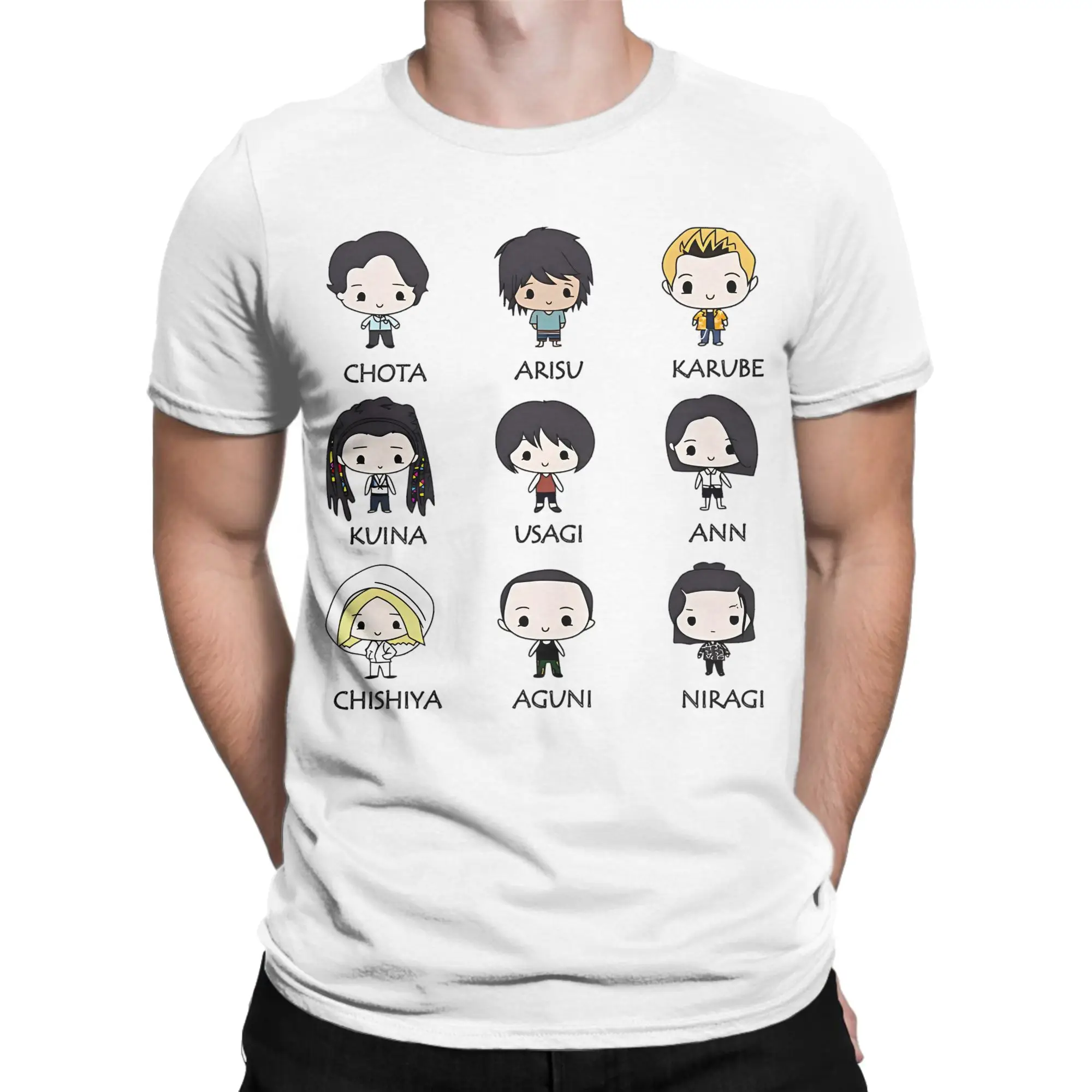 Vintage Chishiya Alice in borderlande T-Shirt Men Women's Crewneck 100% Cotton T Shirts  Short Sleeve Tees Gift Idea Tops