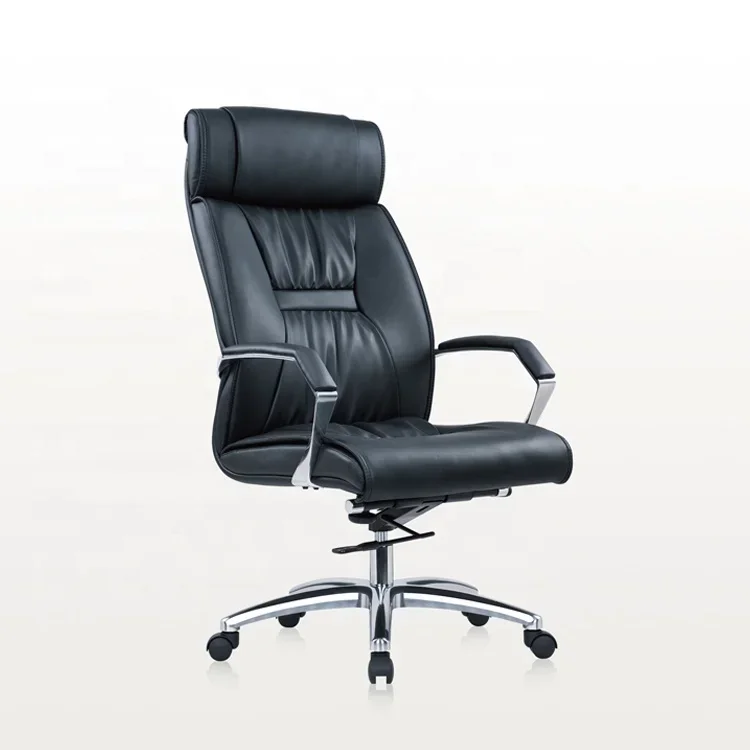 

Executive Office Chair Ergonomic Swivel Black Luxury Boss Office Leather Chair