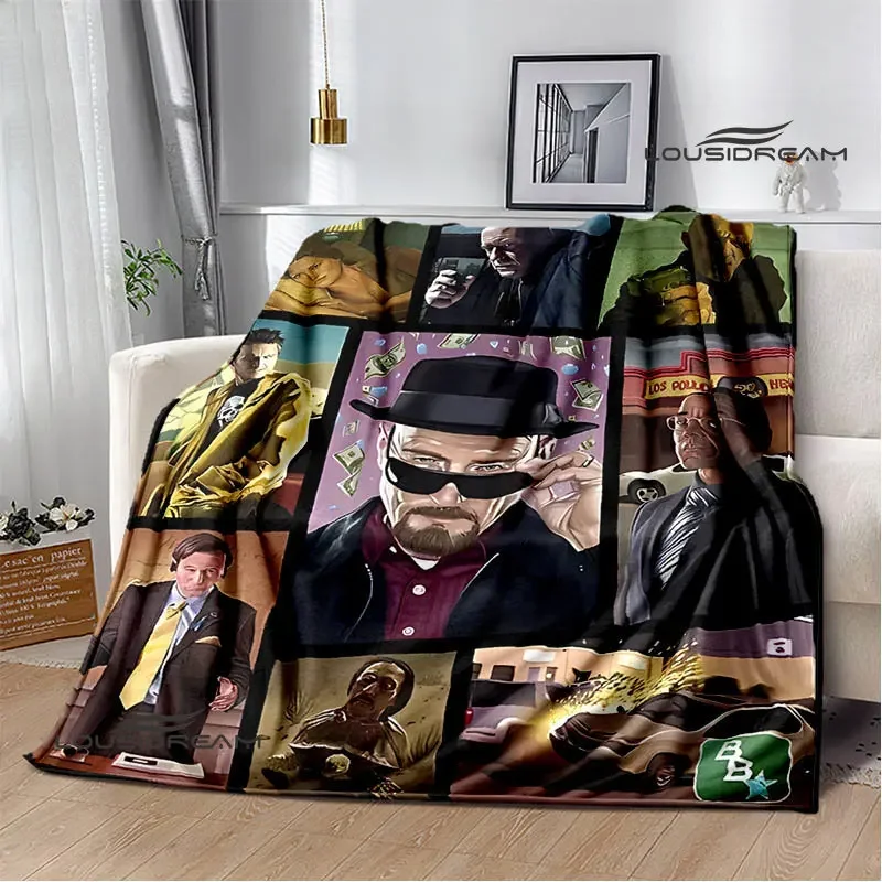 Movie BREAKING BAD Printed Blankets Picnic blanket Flange Warm blanket Home travel blankets bed linings birthday gift