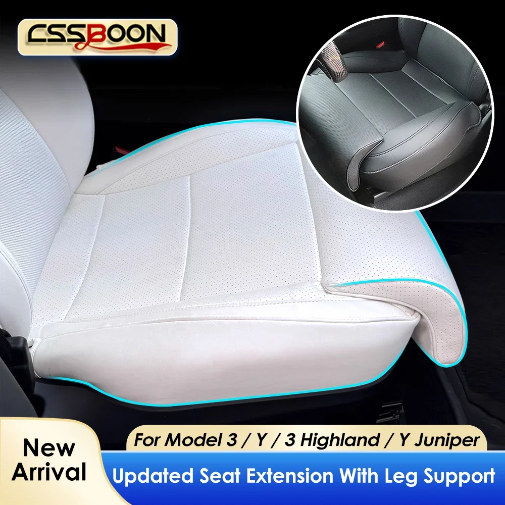 

Model 3 Y Accessories Leg Support Extension Seats with Cushion for Model Y Juniper Car Leather Seat Leg Extender