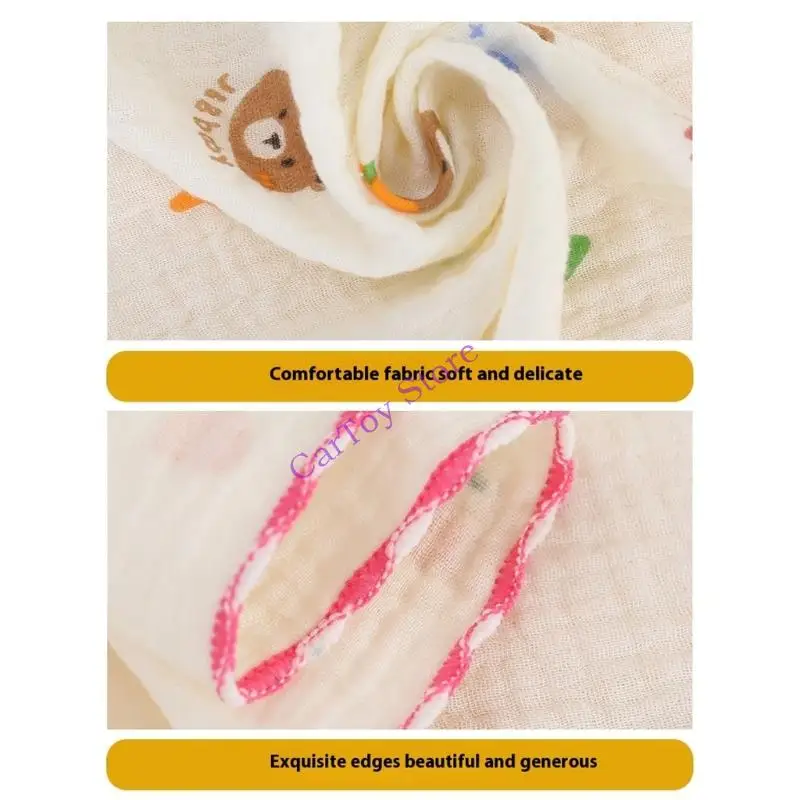 

Infant Face Towel Soft Absorbent Cotton Baby Bath Towel Washcloth for Delicate Baby Skin Care