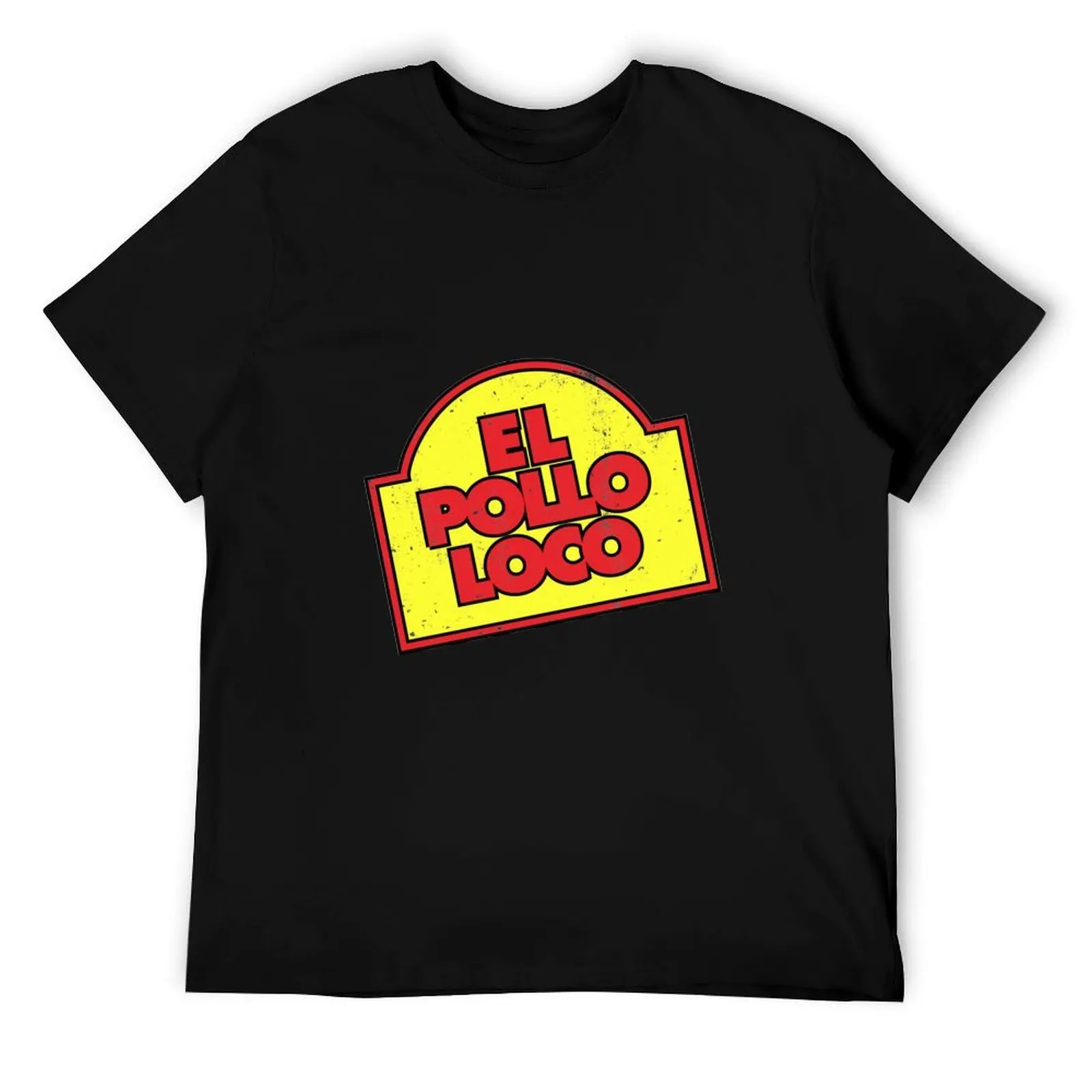 

Футболка El Pollo Loco 90s Throwback Essential, футболки с аниме для мужчин, мужская футболка, хлопковая футболка