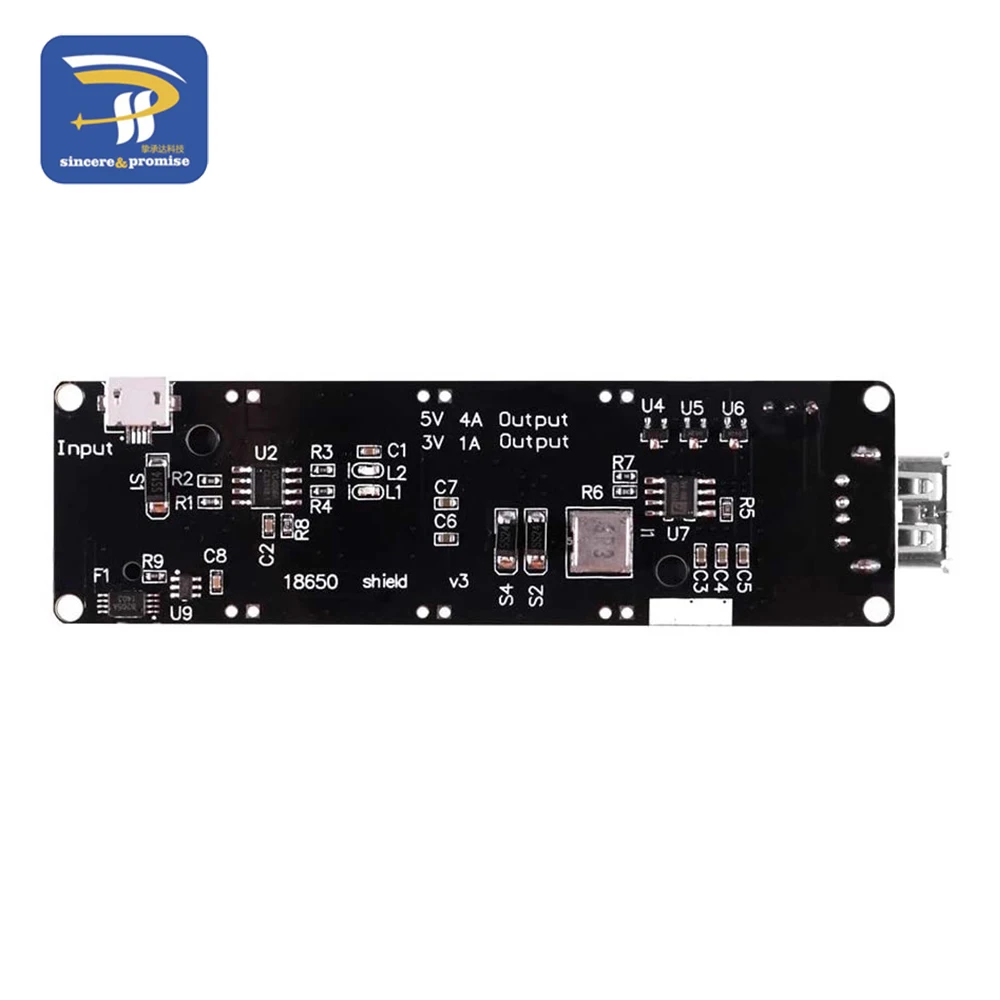 Dual 18650 Lithium Battery Shield V3 V8 Mobile Power Expansion Board Micro USB Type-C Charger For Raspberry Pi Arduino ESP32
