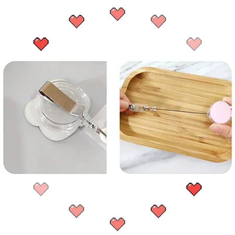1Pc Cute Retractable Badge Reel Nurse Doctor ID Card Holder Clip for School Student Office Supplies