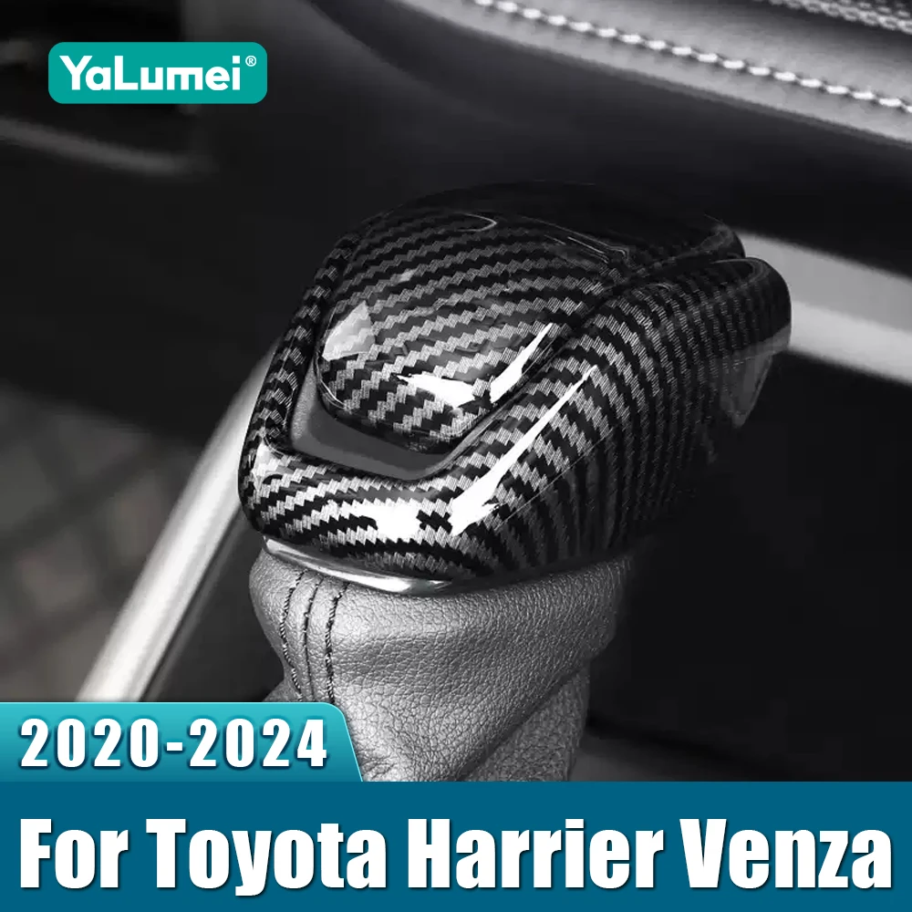 

Для Toyota Harrier Venza XU80 2020 2020 2021 2022 2023 2024 Гибридная автомобильная ручка переключения передач из АБС-пластика, накладка на головку, наклейка, нескользящий чехол
