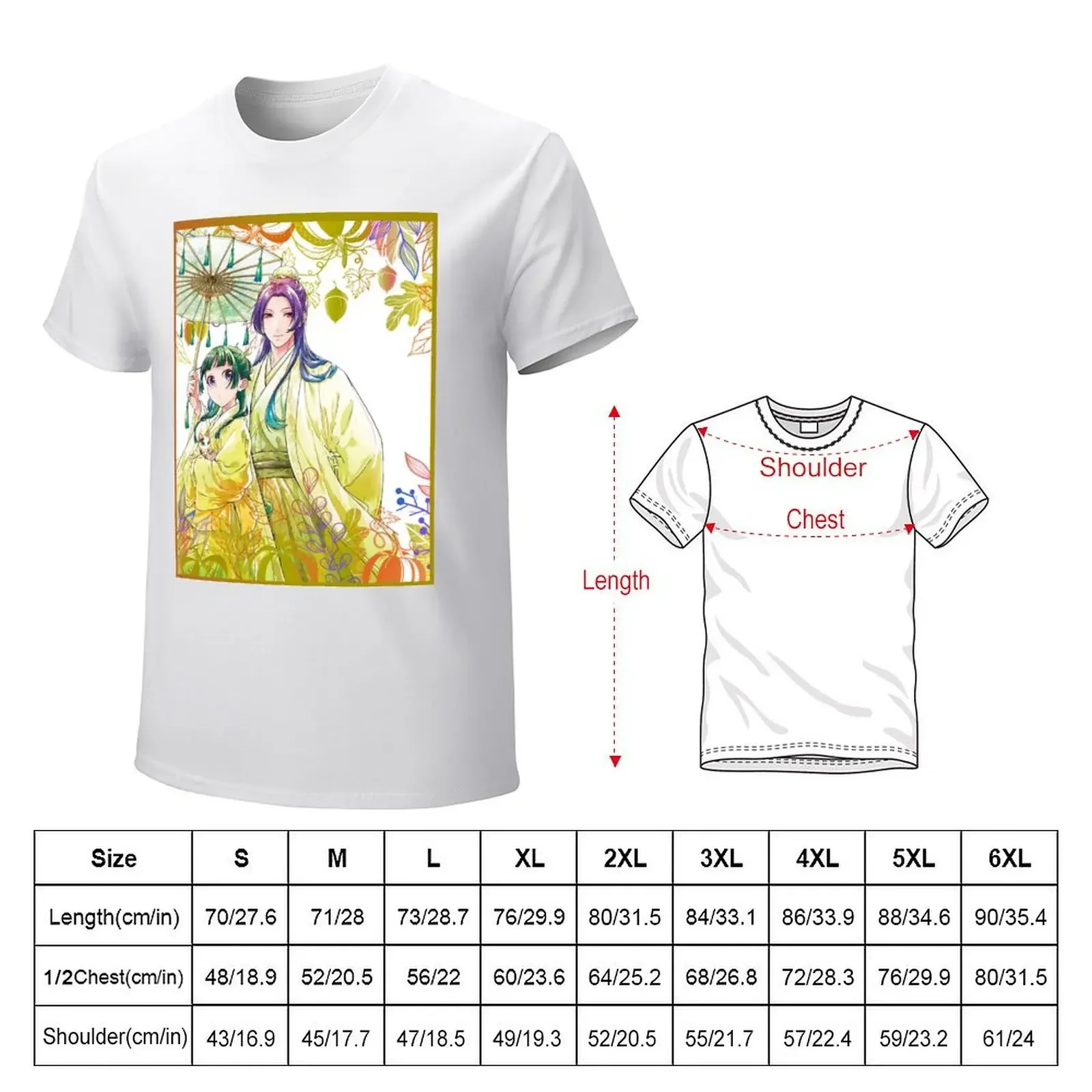 Kusuriya no Hitorigoto T-shirt graphics quick drying animal prinfor boys customs design your own Short sleeve tee men