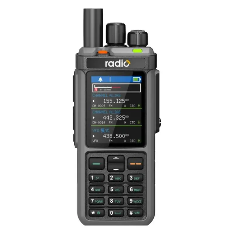 B04C-UV-98 PLUS Air Band Walkie Talkie Cross Band Repeater 2.4In Screen USB LSB CW CB SW MW LW SSB Multi Band Ham Radio