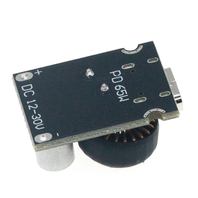 DC-DC Power Buck Module 12-30V to PD2.0/PD3.1 QC3.0 Fast Charging Single USB Charging Converter Board