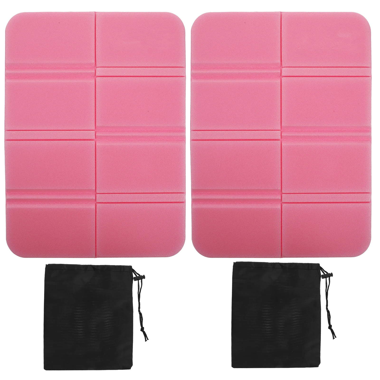 2 قطعة وسادة التخييم قابلة للطي خفيفة الوزن مقاوم للماء شاطئ سجادة للرحلات في الهواء الطلق السفر رحلة عائلية المحمولة المشي لمسافات طويلة #6