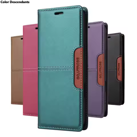 Flip Leather Case for Samsung Galaxy S24 S23 FE S22 S21 S20 S10 Plus Note 20 Ultra 5G Magnetic Book Wallet Card Cover