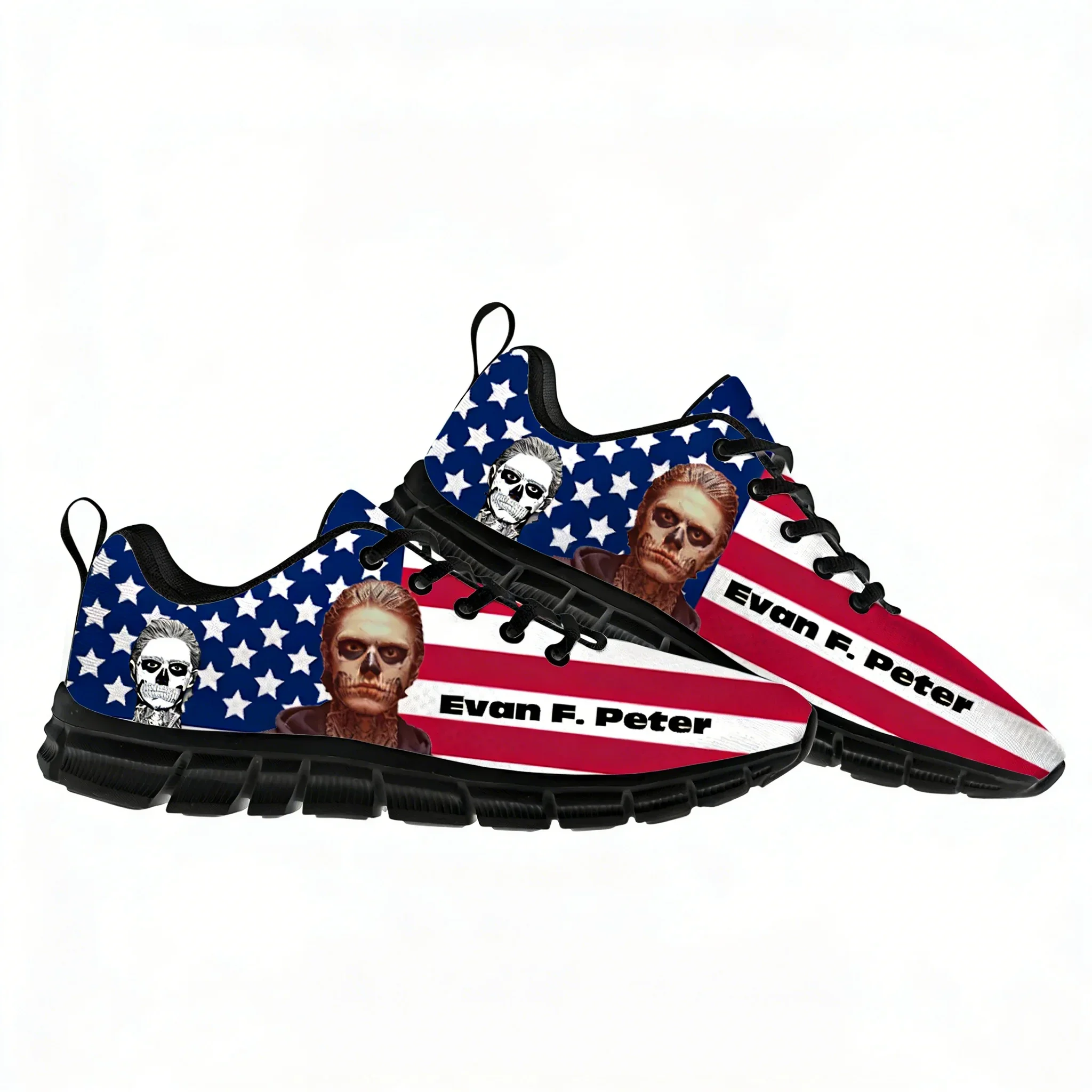Evan Peters Actor Sports Shoes Mens Womens Sneakers Lightweight Fashion Casual Hiking Sneaker Custom Built Shoes