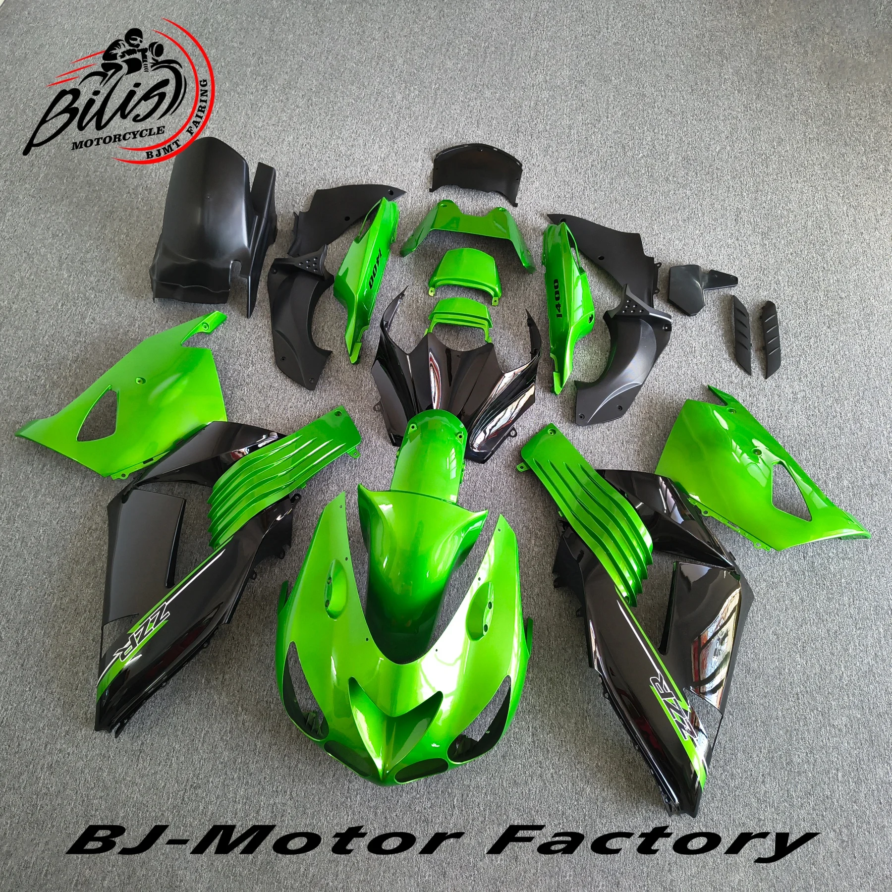 

ABS For Kawasaki Ninja ZX14R 06 07 08 09 10 11 ZX 14R ZX14R 06-11 ZX-14R 2006-2011 ABS Fairing Kit Injection Molding
