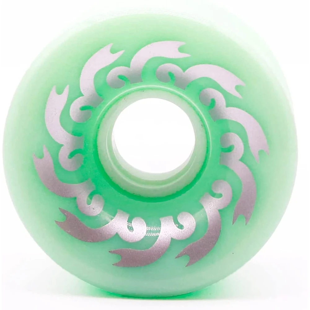 1PCS Skateboard Wheels 70mm 82A PU,70x51mm, Professional Frosted Wheels for Longboard and Cruiser,Green