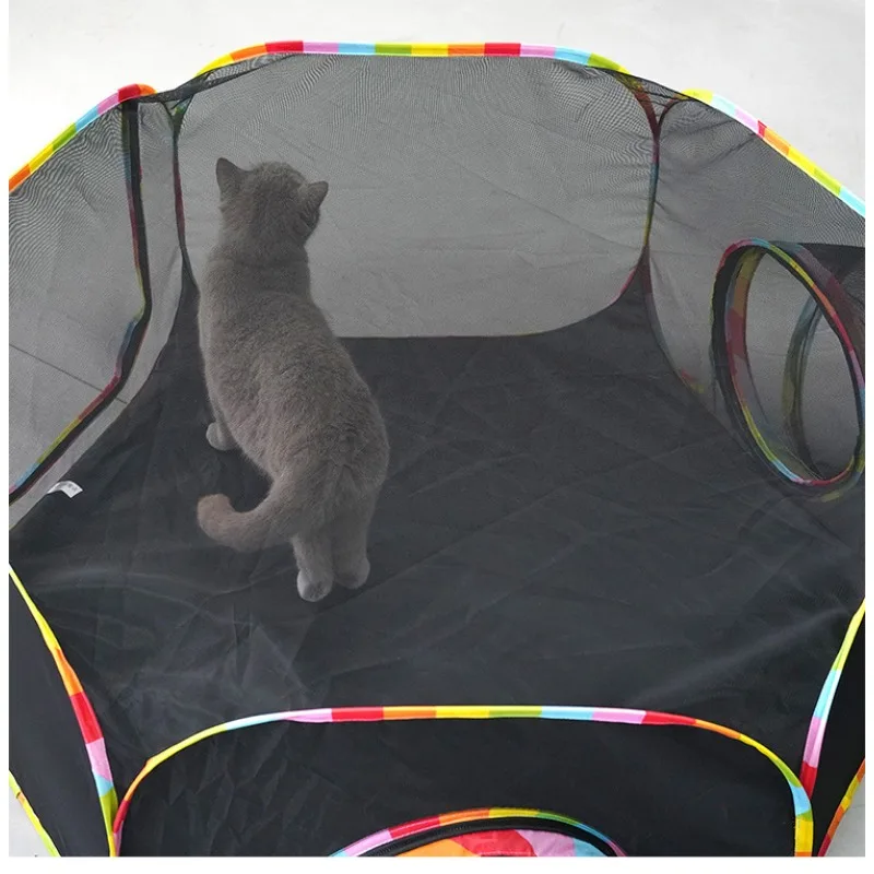 Foldable Pet Tunnel Play Set 4