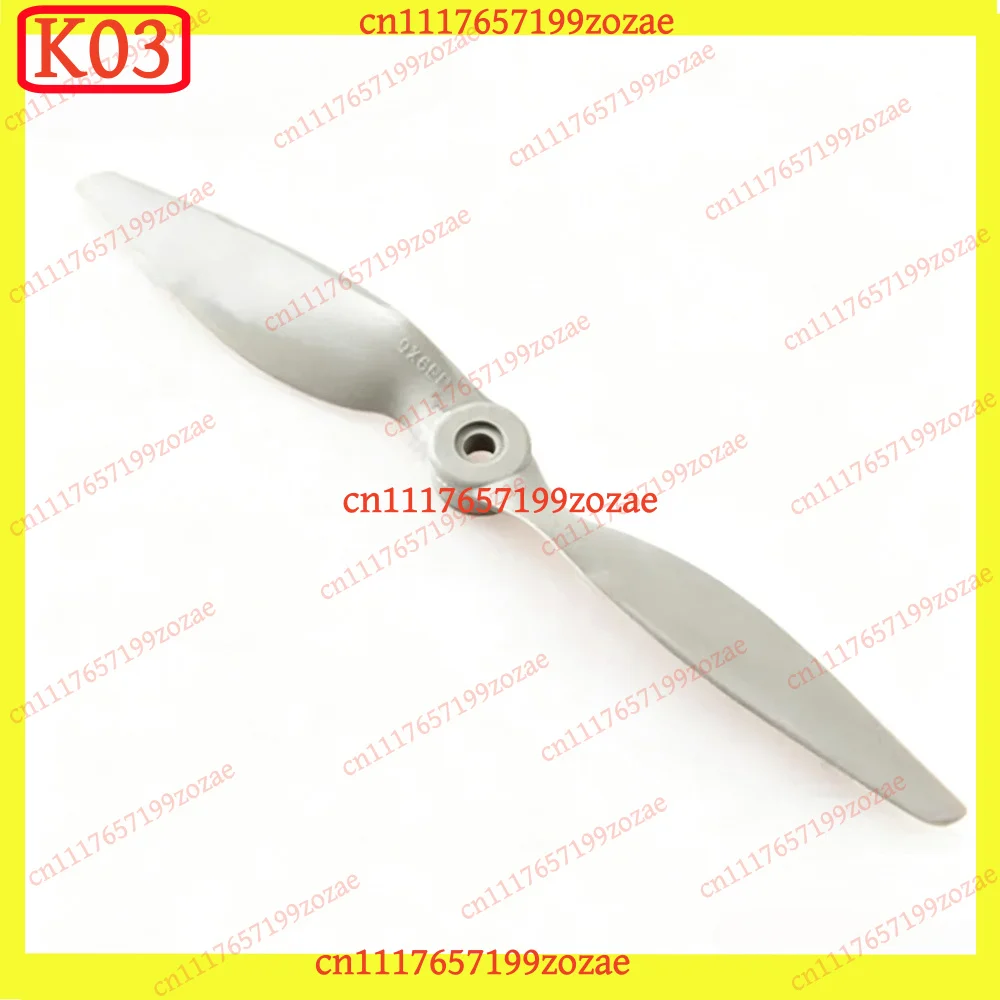 K03 2Pcs CW 6x4 9x6 Nylon Glass Fiber Electric Propeller for RC Model Aircraft, Replacement Parts