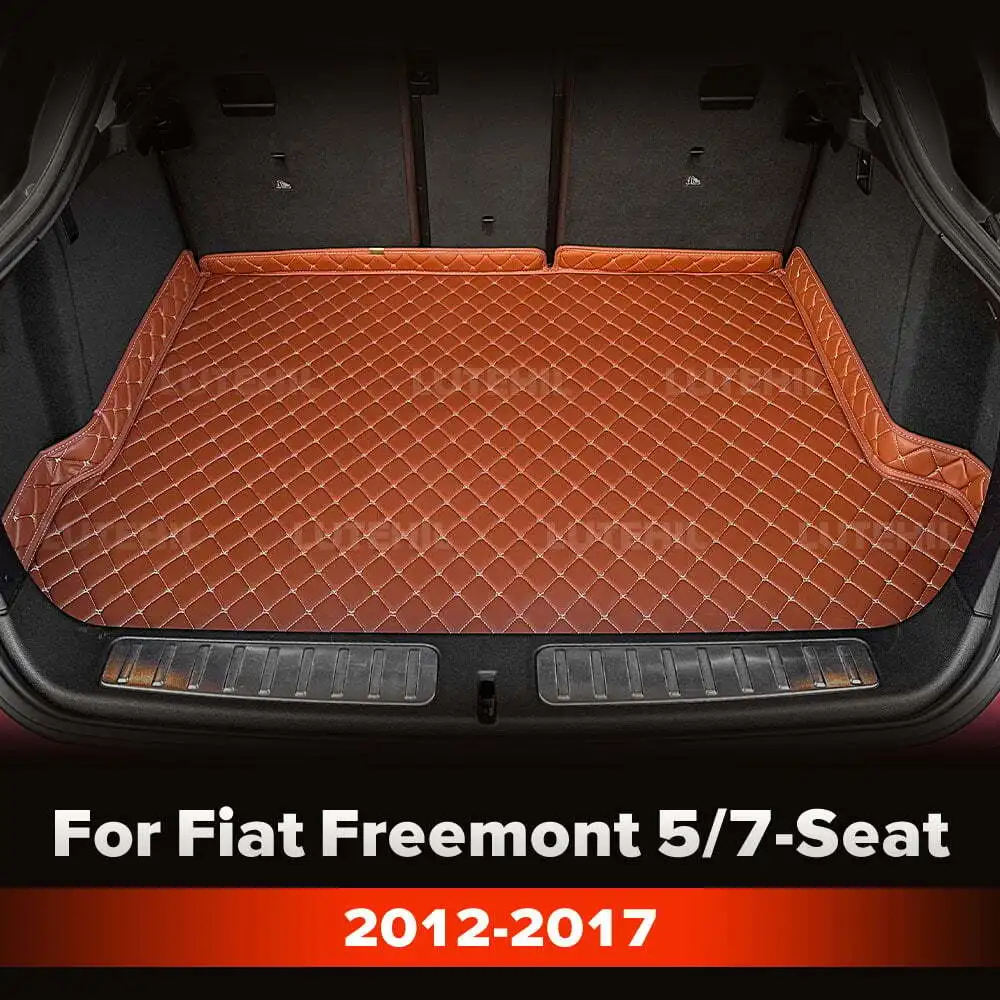 

Для Fiat Freemont 5/7-Seat 2012-2017 индивидуальный коврик для багажника автомобиля, антигрязная накладка, защитный коврик, грузовой вкладыш, авто аксессуары для интерьера