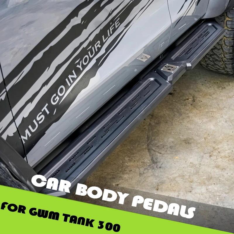 

Auto Car Body Side Step Fit for GWM Tank 300 High Quality Modified Auto Car Body Fixed Pedal Car Exterior Off-road Upgrade Parts