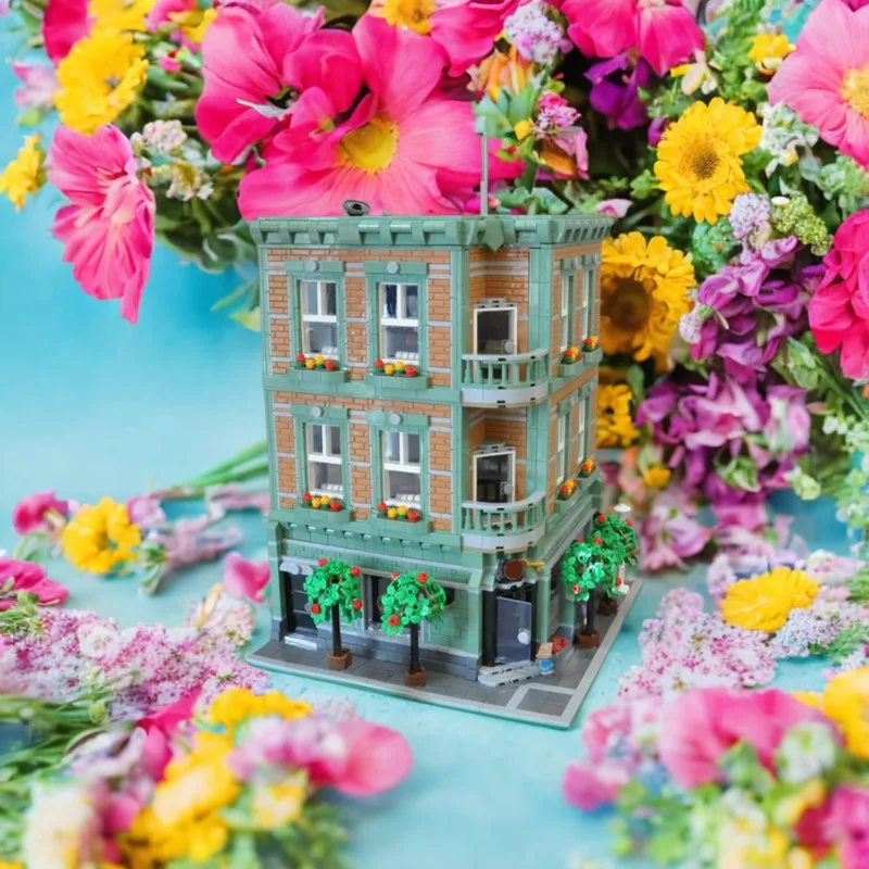 5592pcs MOC Vintage Serie Modulaire Antieke Winkel Retro Architectuur DIY Model Bouwstenen Verjaardag Speelgoed Cadeau