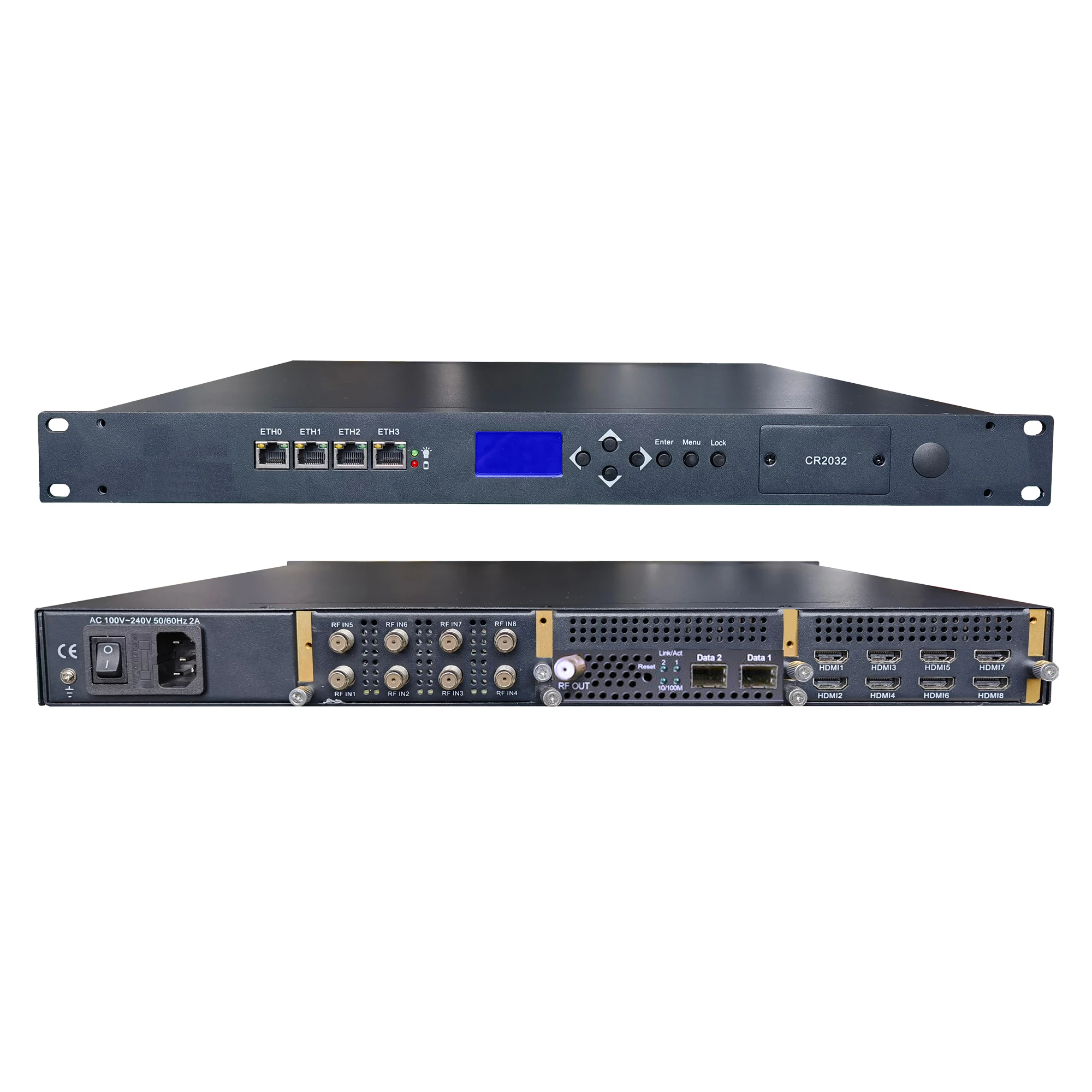 DVB-S2/T2/C/ISDB/ATSC Convert IPTV，iptv to modulator  chassis module  Multi-Protocol Conversion + IPTV Server digital device