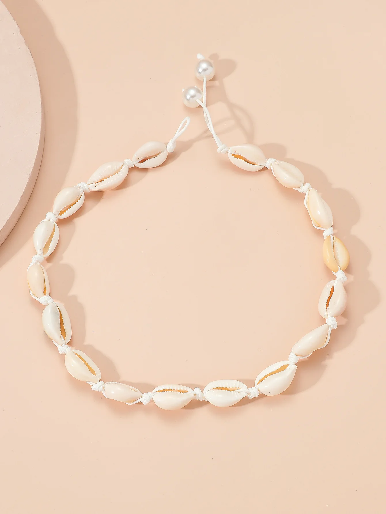 

Bohemian Shell Choker Necklace for Women, Natural Beach Jewelry Gift, Rope Chain Necklace, Valentine's Mother's Day Birthday