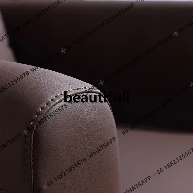 K182Modern living room sofa single leisure bedroom light luxury sofa office chair leather