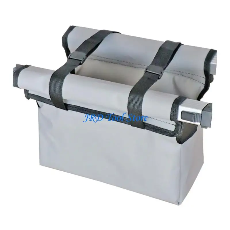 A2UD Large Capacity Tool Pouches For Folding Ladders Featurings Adjustable Shoulder Strap AntiSlip Base Durability Fabric