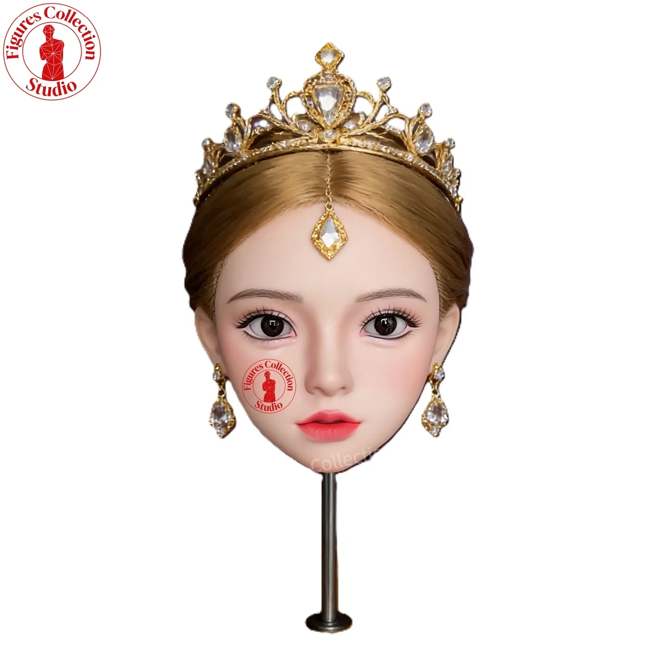 

Манекен головы Artisan Makeup Head HYH-SHB-TS-0021 в натуральную величину, интерфейс M16, ультрареалистичный для причесок, украшений, фотографии