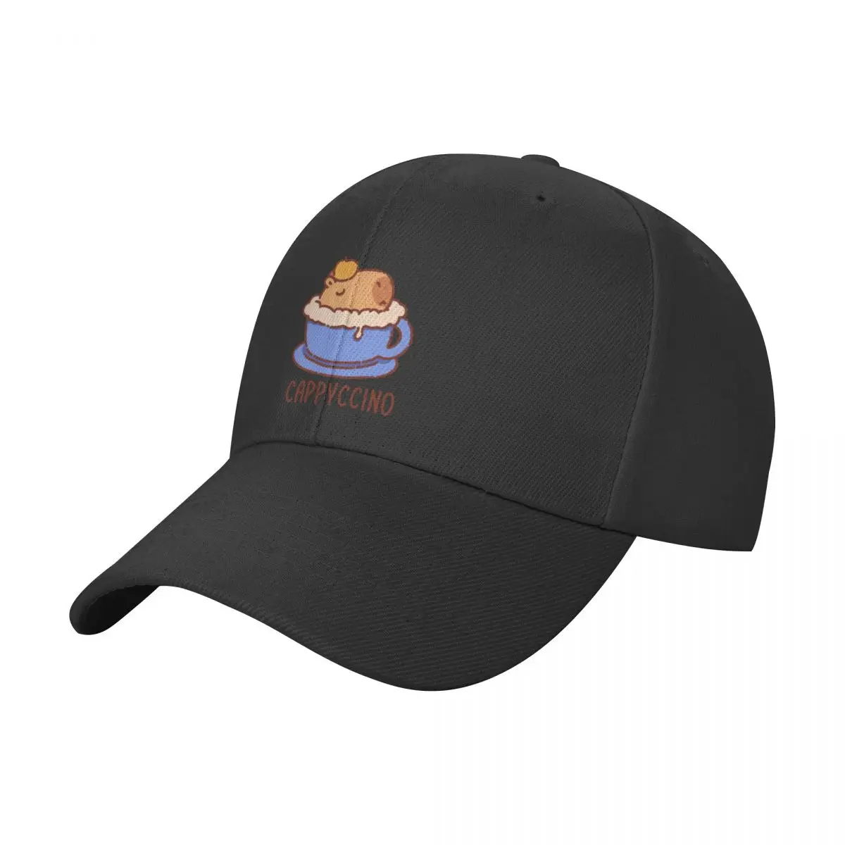 

Cappyccino, capybara in a cappuccino, blue cup Baseball Cap dad hat party Hat Beach Bag summer hat Baseball Men Women's