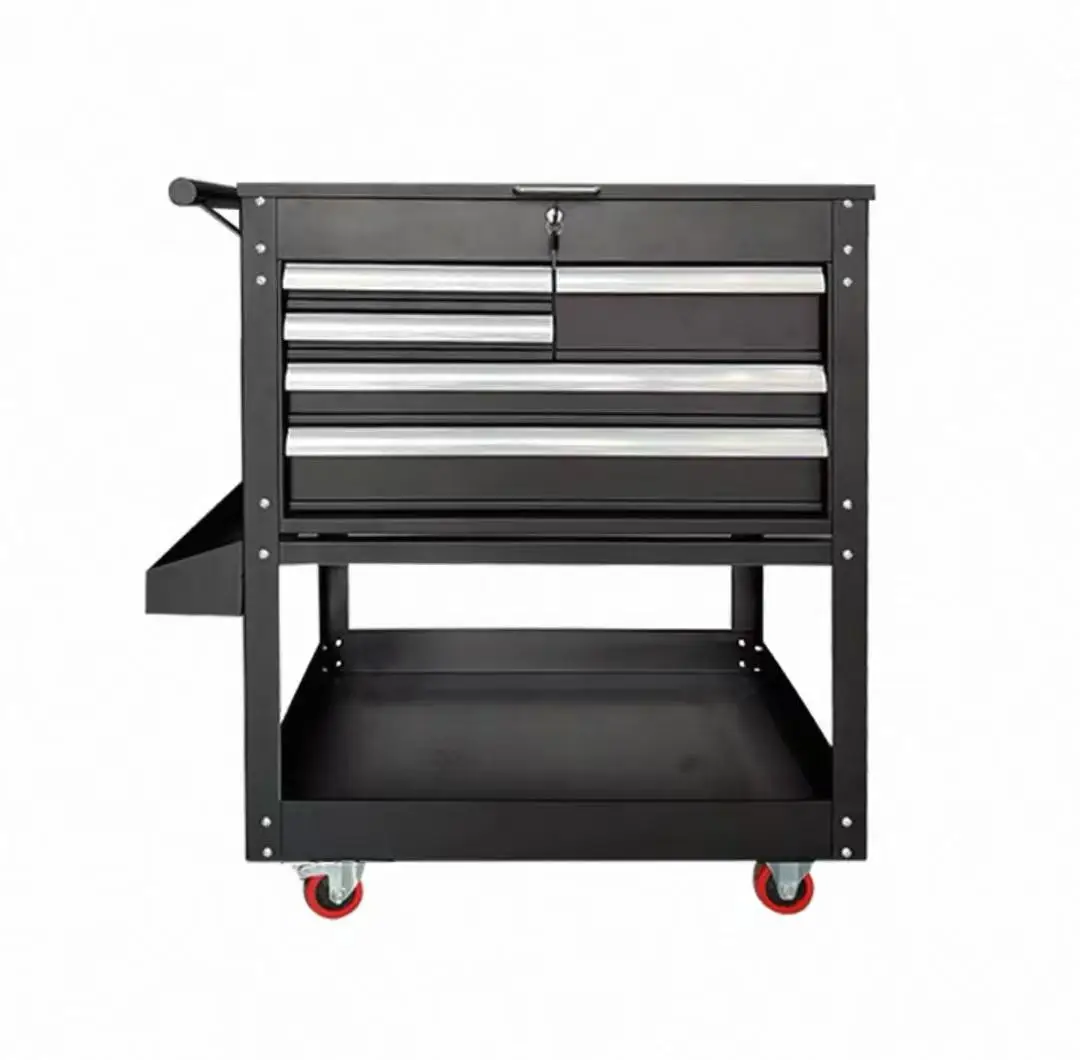 Thickened and Enlarged Heavy-duty Multi-functional Drawer Trolley, Auto Repair Tool Mobile Trolley