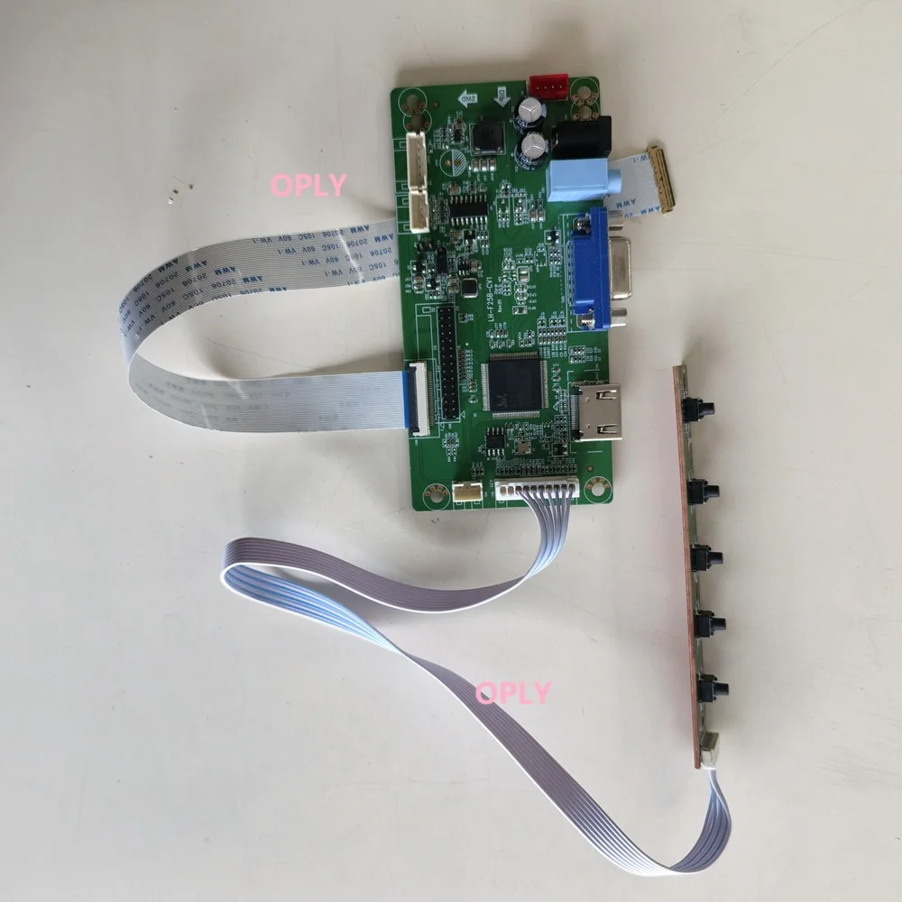 Kit de placa controladora compatible con HDMI EDP para N156BGA-EA3 N156BGA-EA2 N156BGA-EB3 15,6 pulgadas "1366x768 panel LED LCD de 30 pines WLED VGA